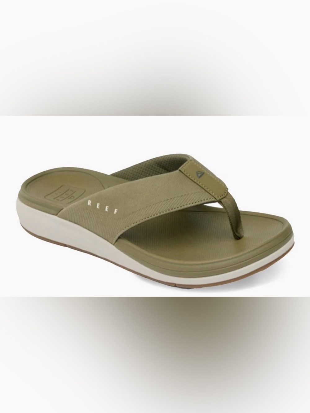 Reef Men's Cushion Norte Olive Green Strap Flip Flop